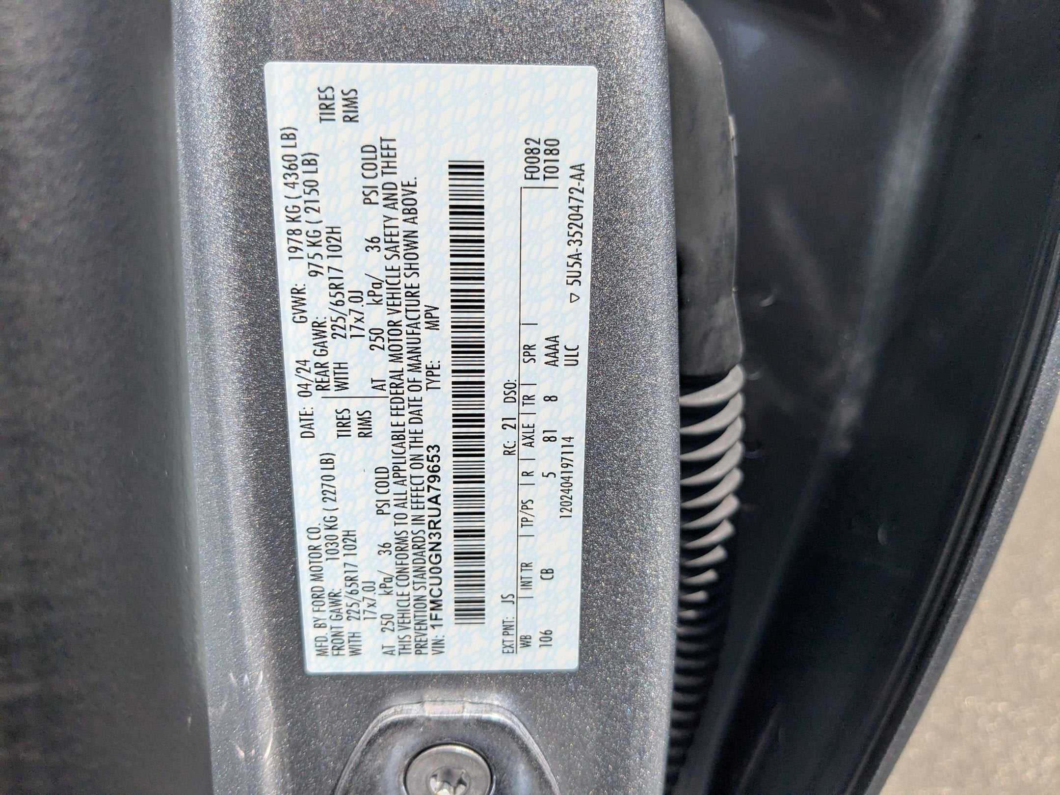 2024 Ford Escape Active