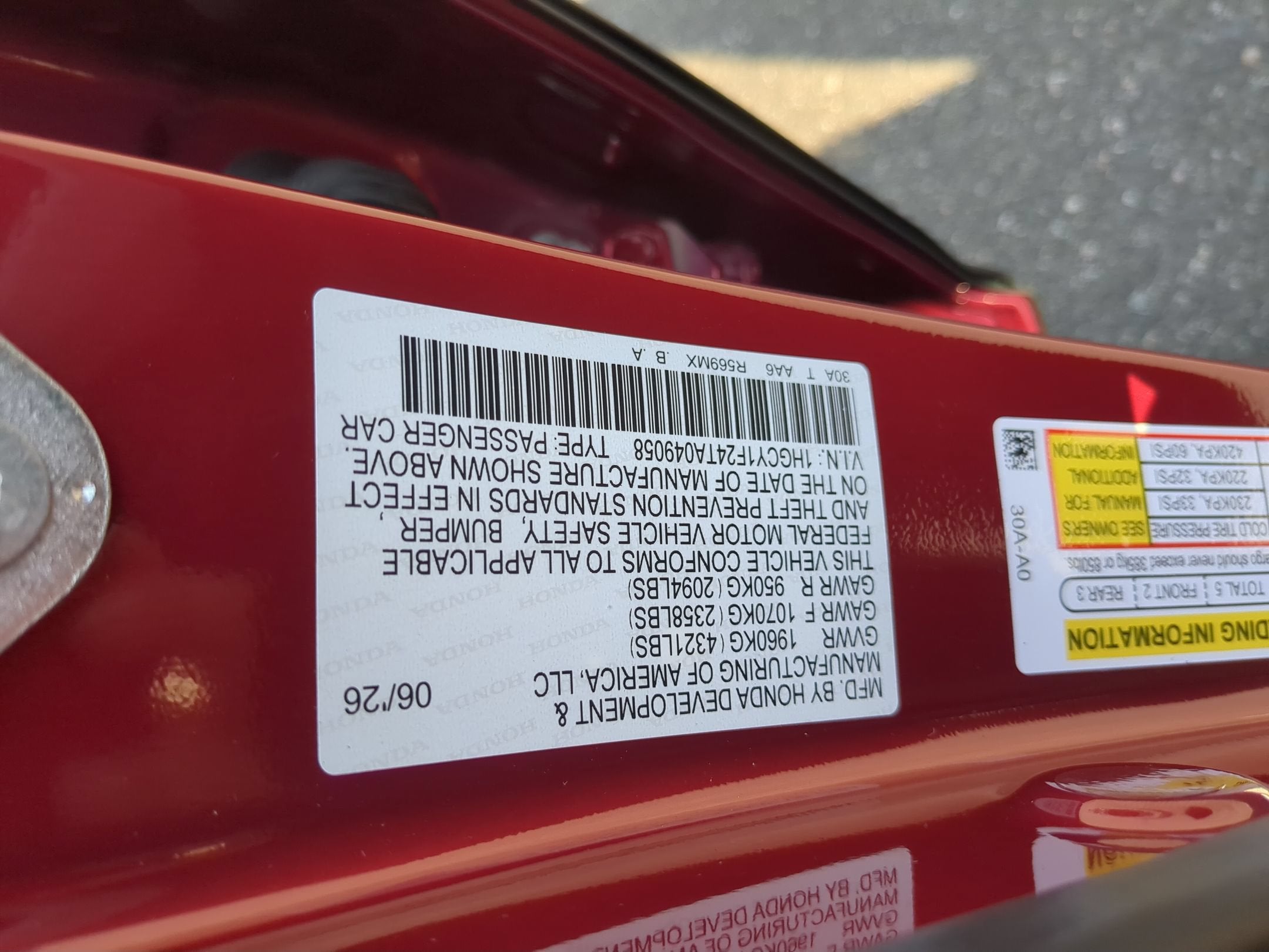 2026 Honda Accord Sedan LX