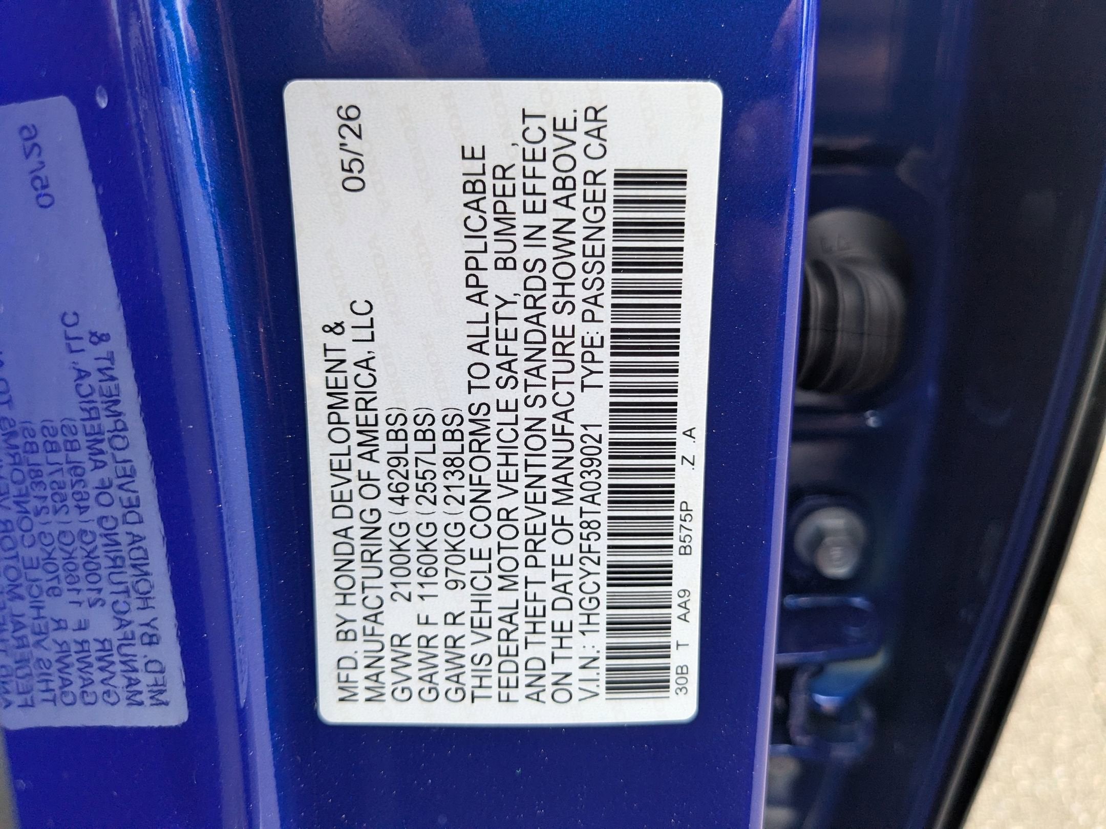 2026 Honda Accord Hybrid Sport