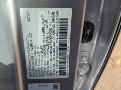 2025 Honda Accord Hybrid Sport-L