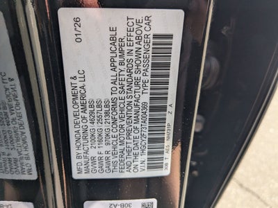 2026 Honda Accord Hybrid Sport-L
