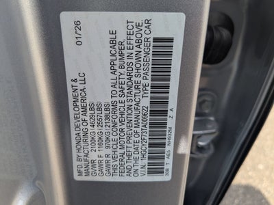 2026 Honda Accord Hybrid Sport-L