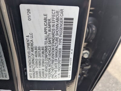 2026 Honda Accord Hybrid Touring