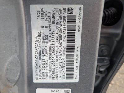 2026 Honda Civic Sedan LX