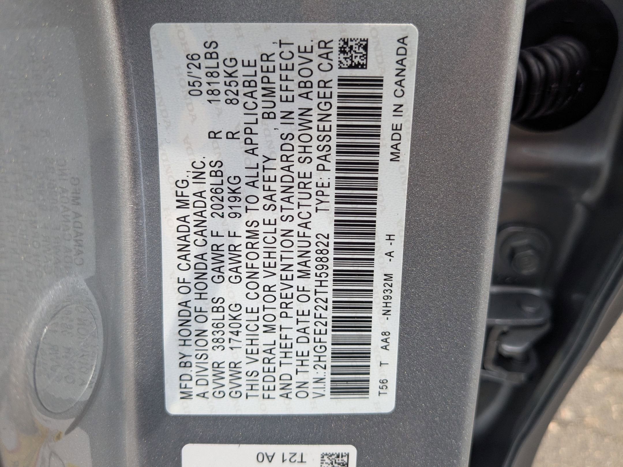 2026 Honda Civic Sedan LX