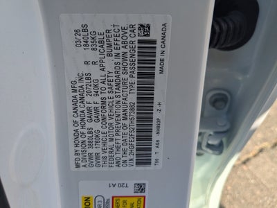 2026 Honda Civic Sedan Sport