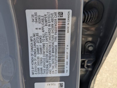 2026 Honda Civic Sedan Sport