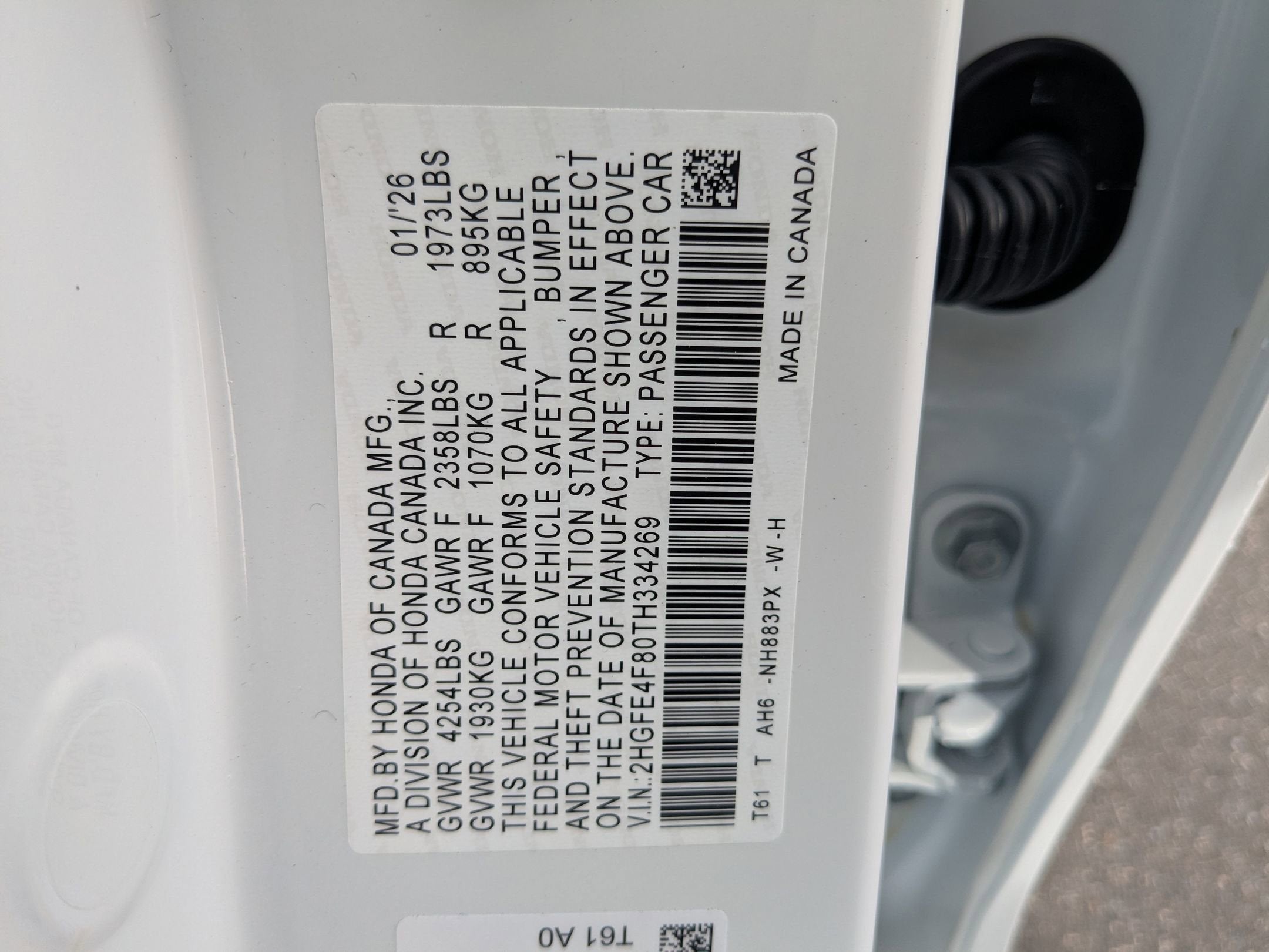 2026 Honda Civic Sedan Hybrid Sport