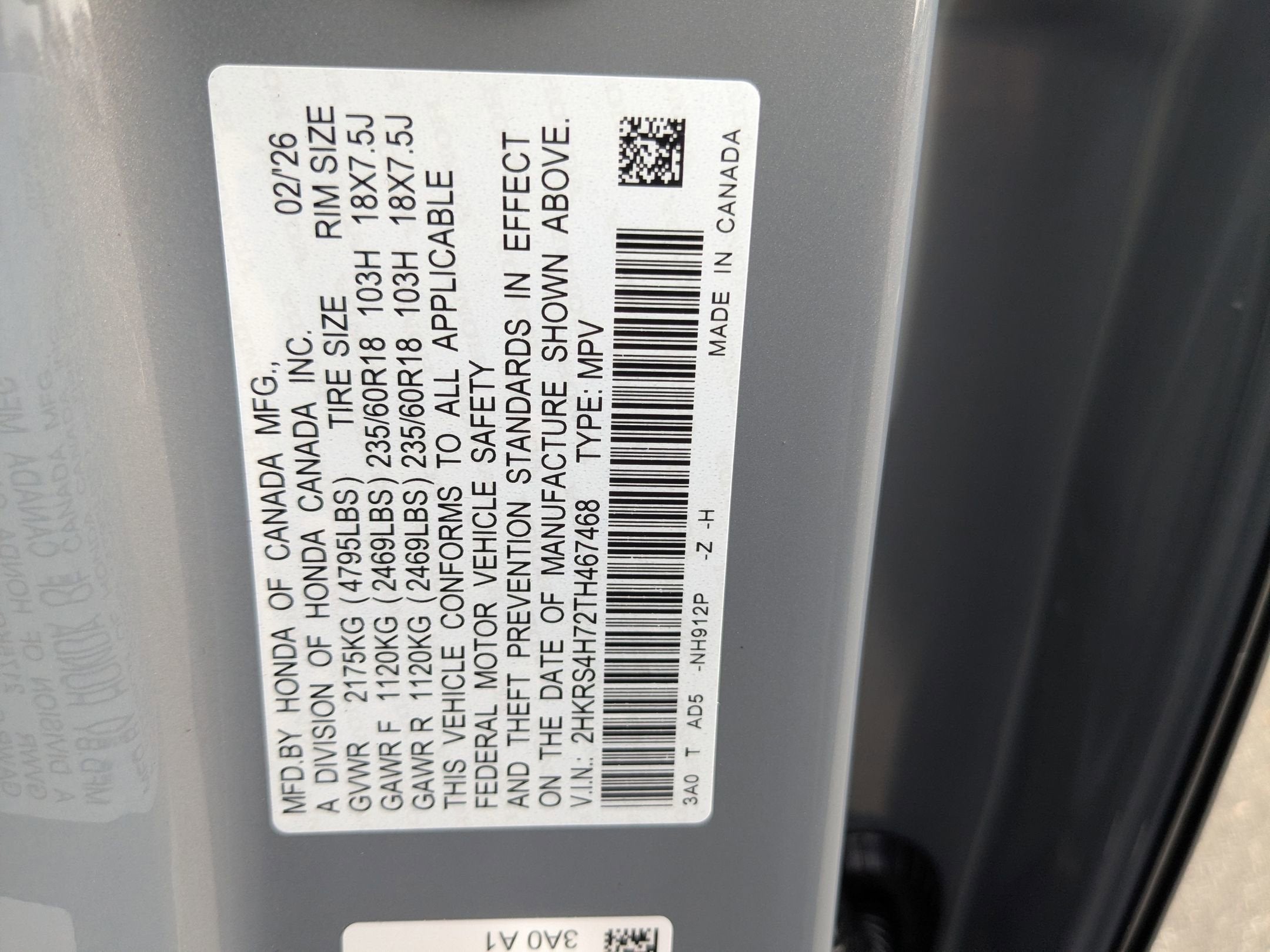 2026 Honda CR-V EX-L