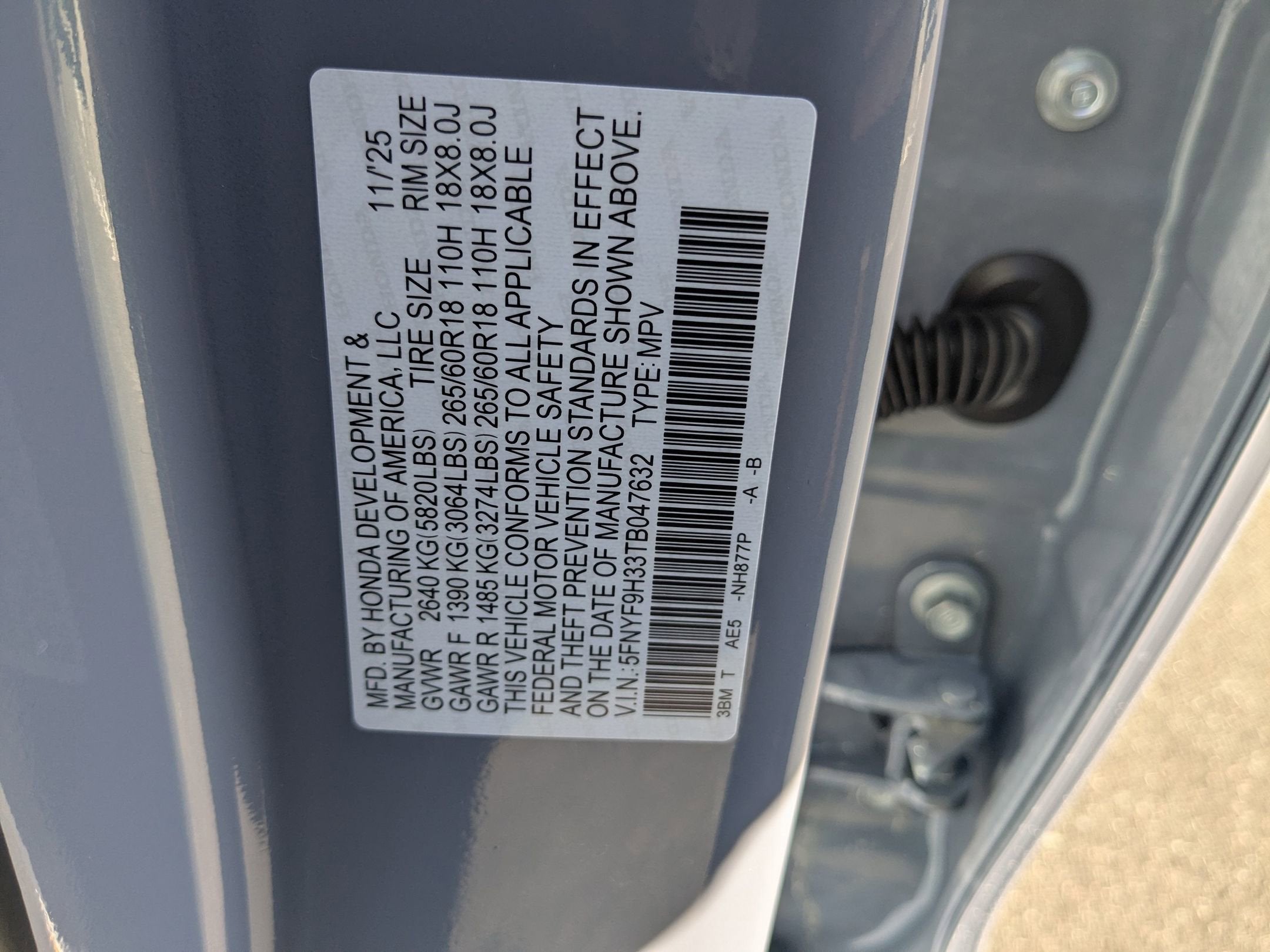 2026 Honda Passport RTL