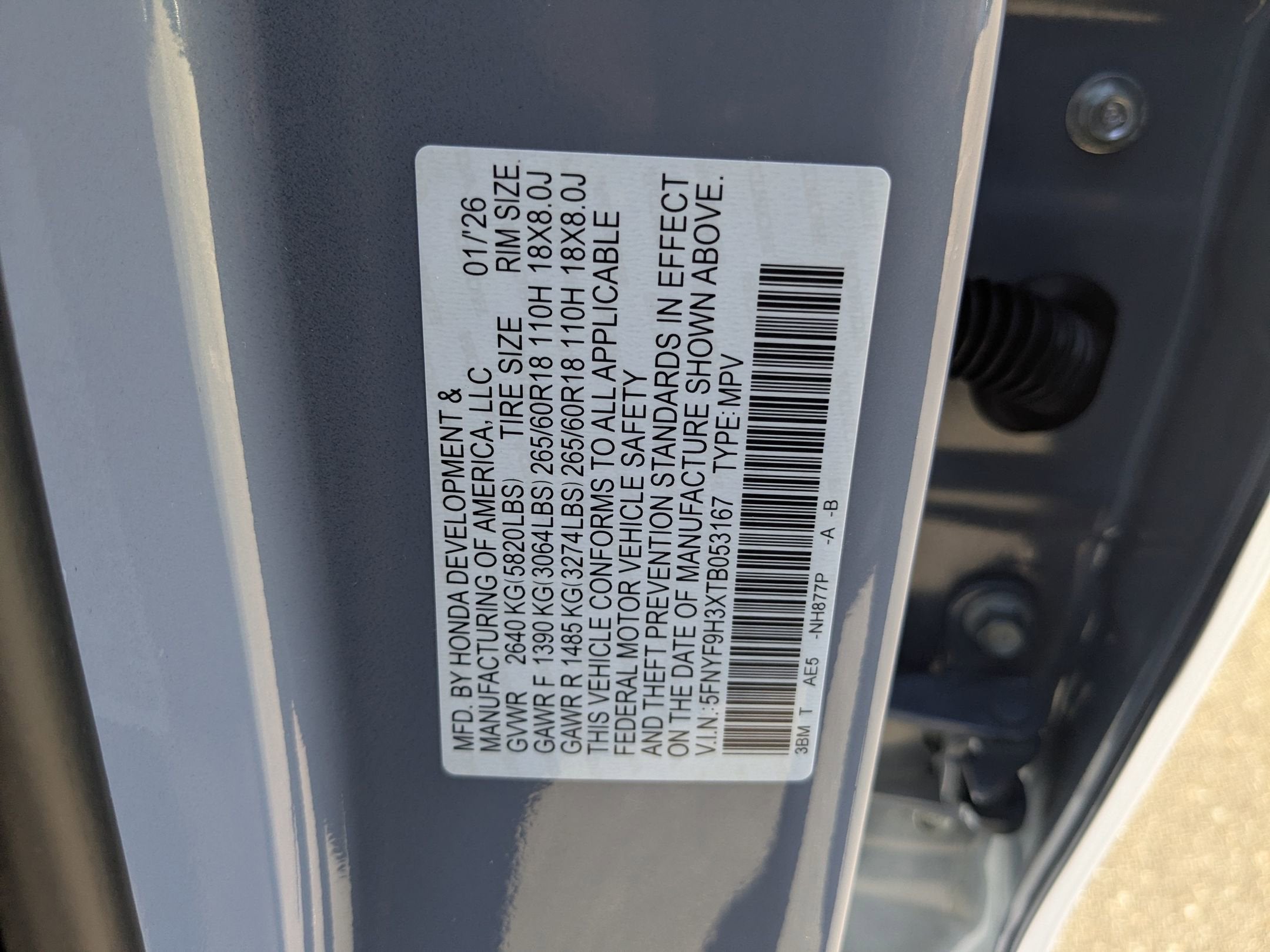 2026 Honda Passport RTL