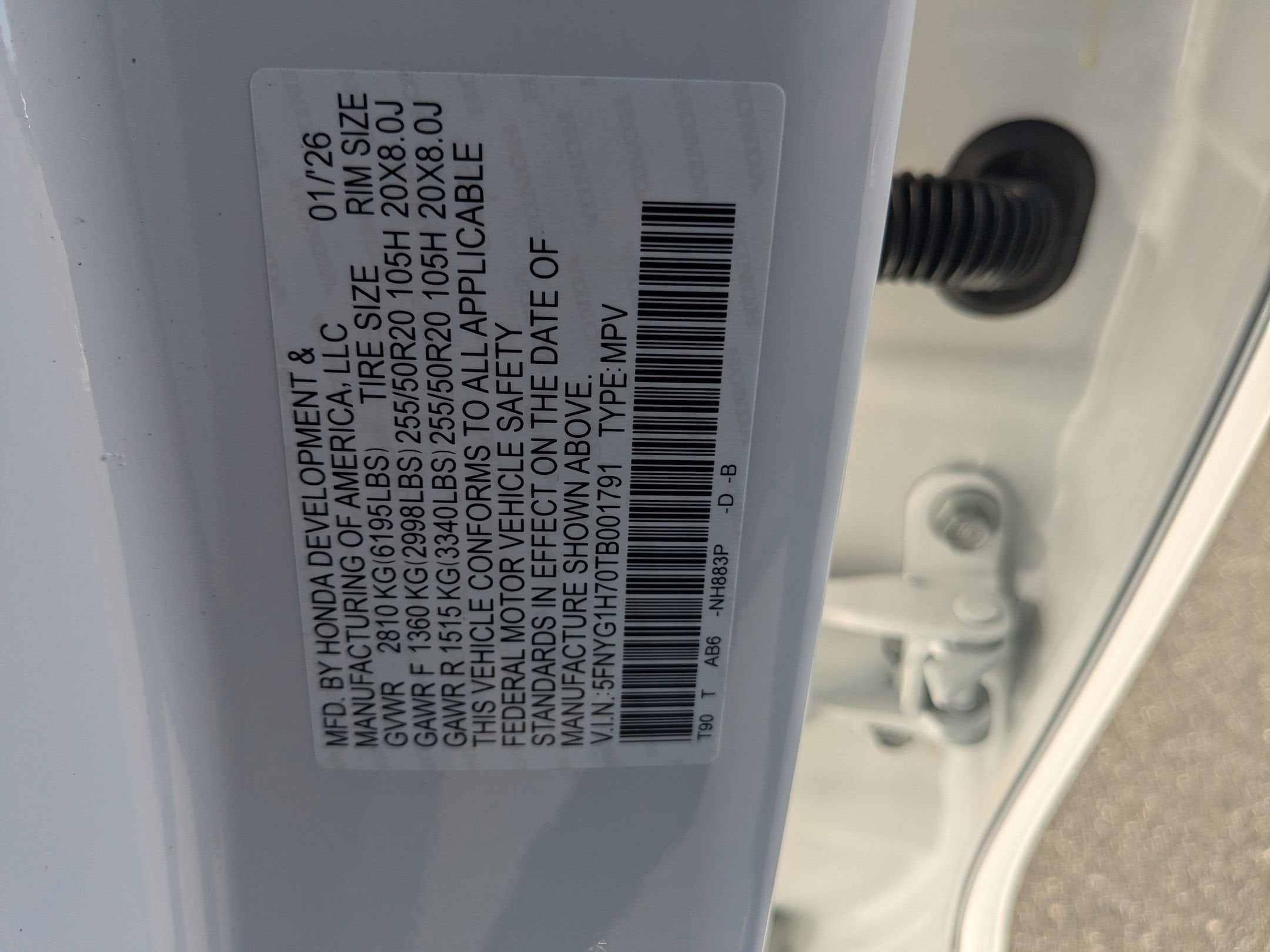 2026 Honda Pilot Touring S