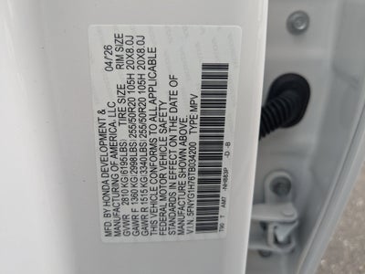 2026 Honda Pilot Touring