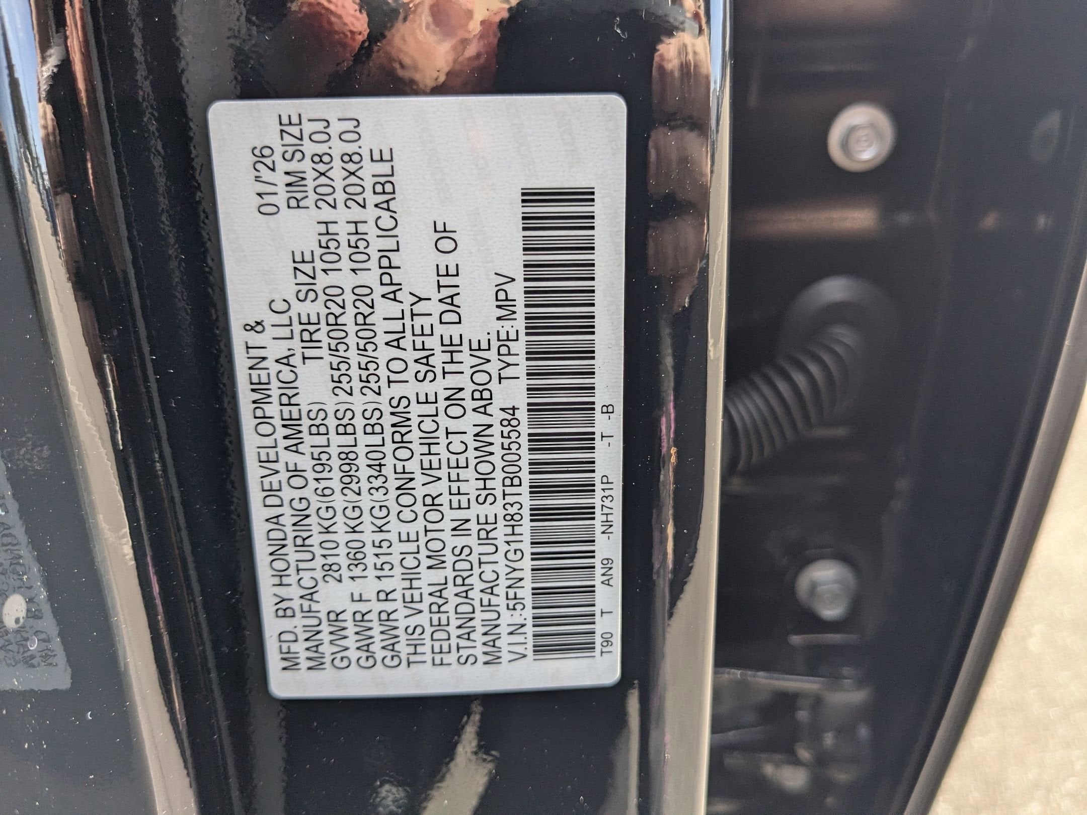 2026 Honda Pilot Elite