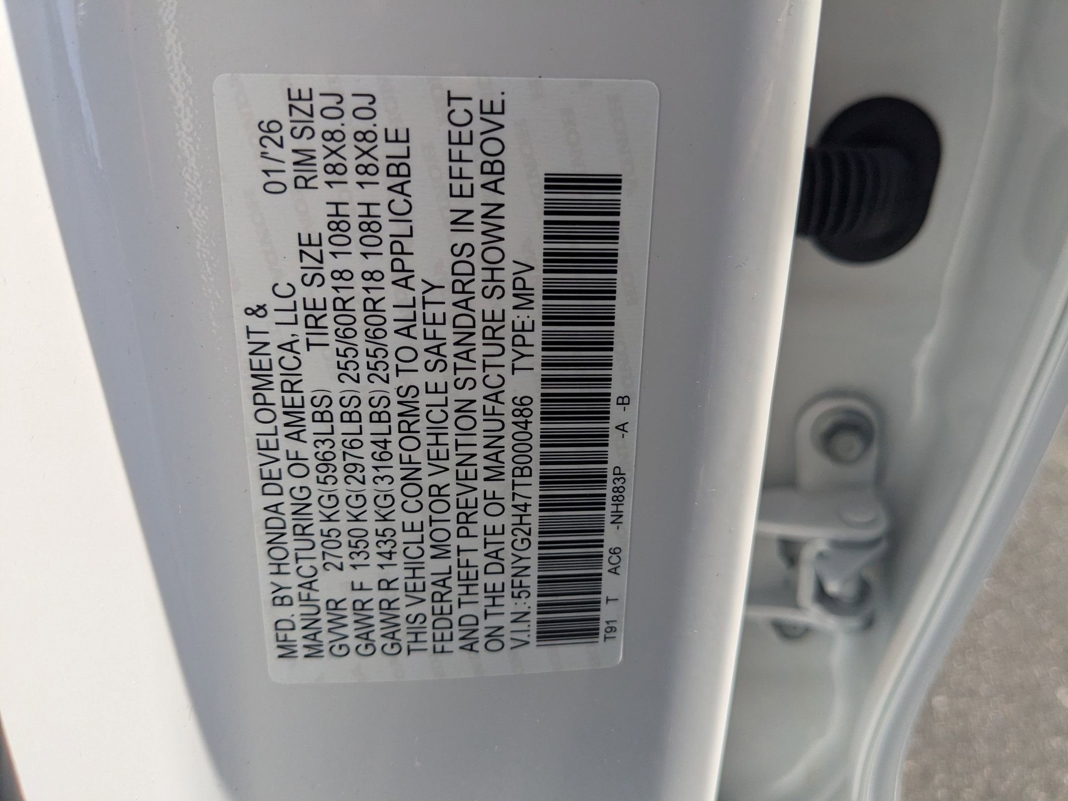 2026 Honda Pilot EX-L