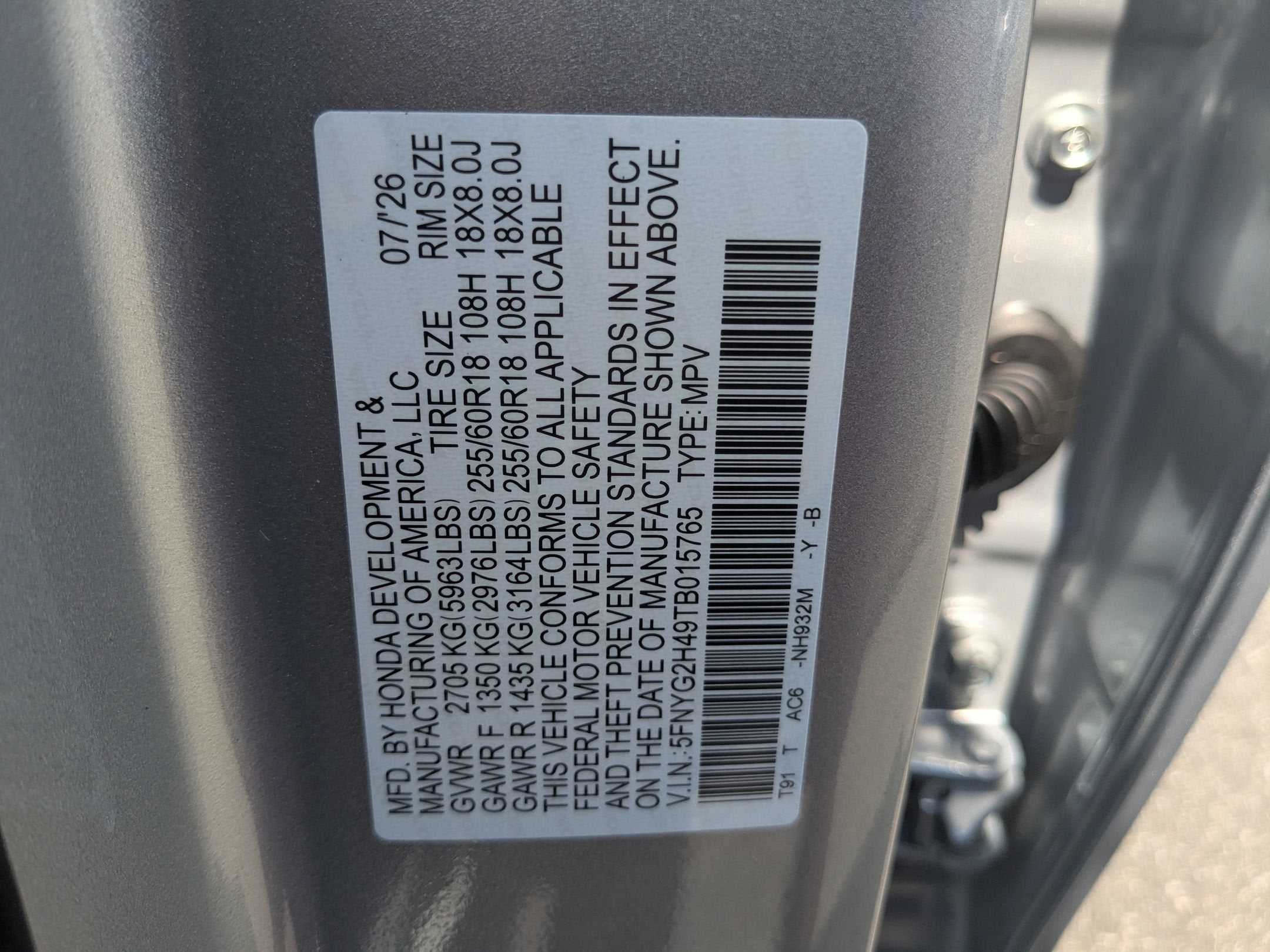 2026 Honda Pilot EX-L