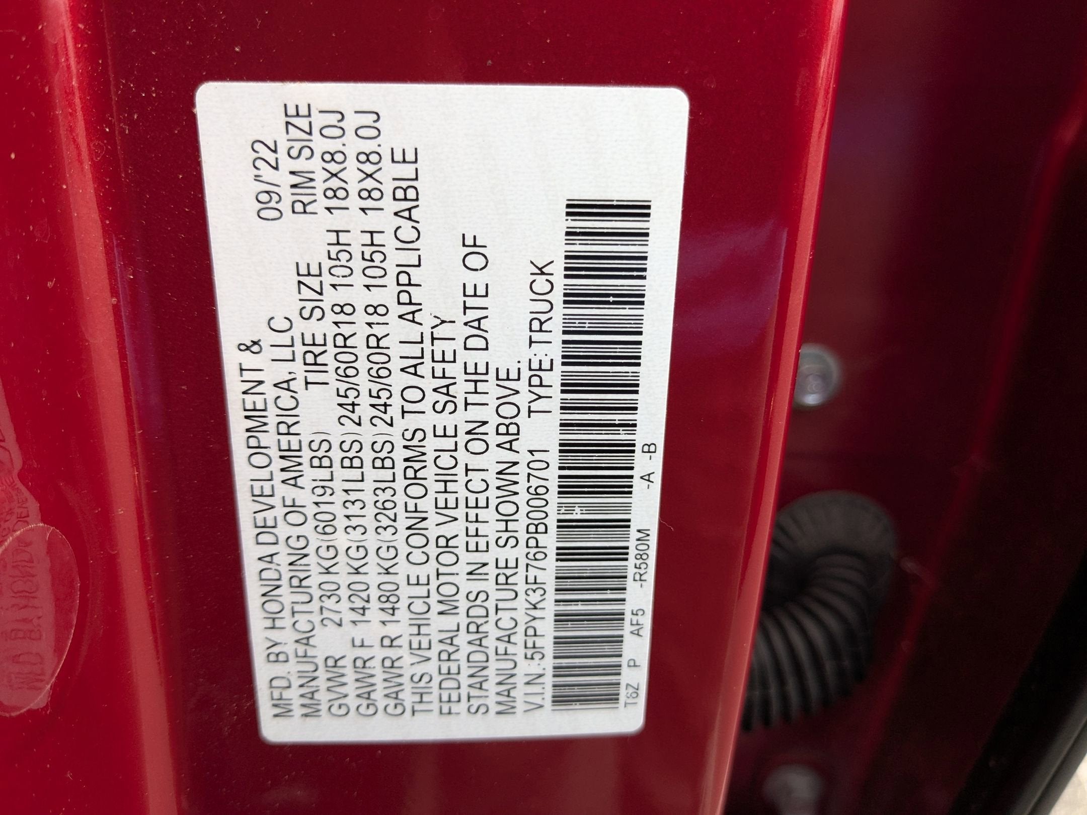 2023 Honda Ridgeline RTL-E