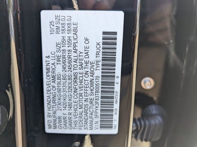 2026 Honda Ridgeline Black Edition