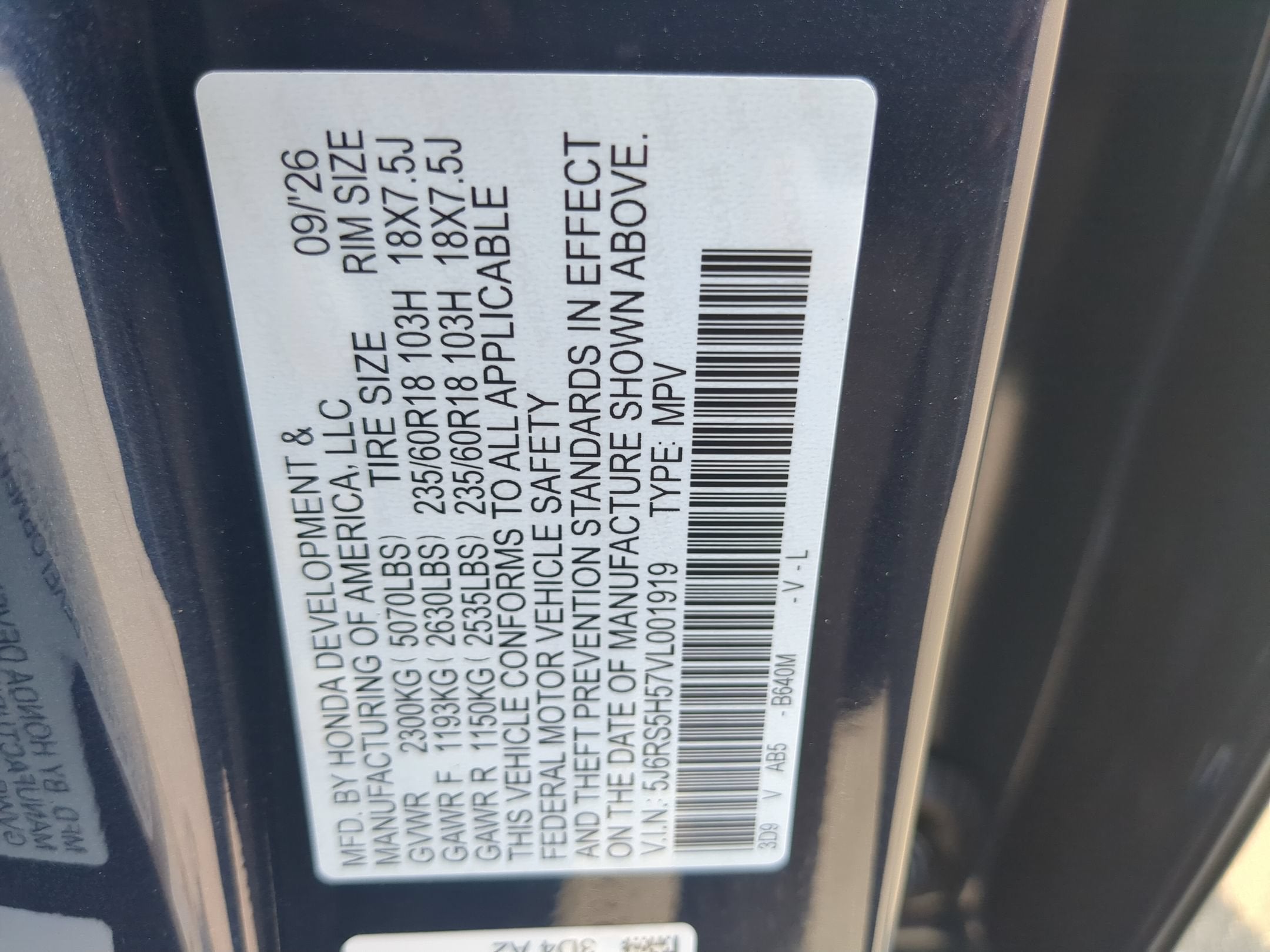 2027 Honda CR-V Hybrid Sport