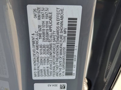 2026 Honda CR-V Hybrid Sport Touring