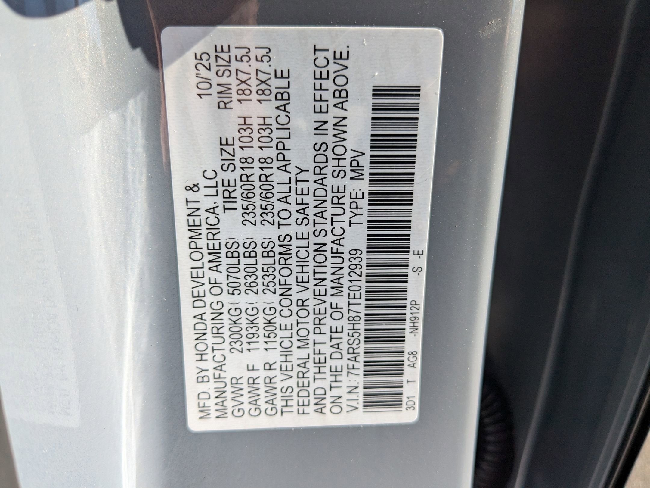 2026 Honda CR-V Hybrid Sport-L