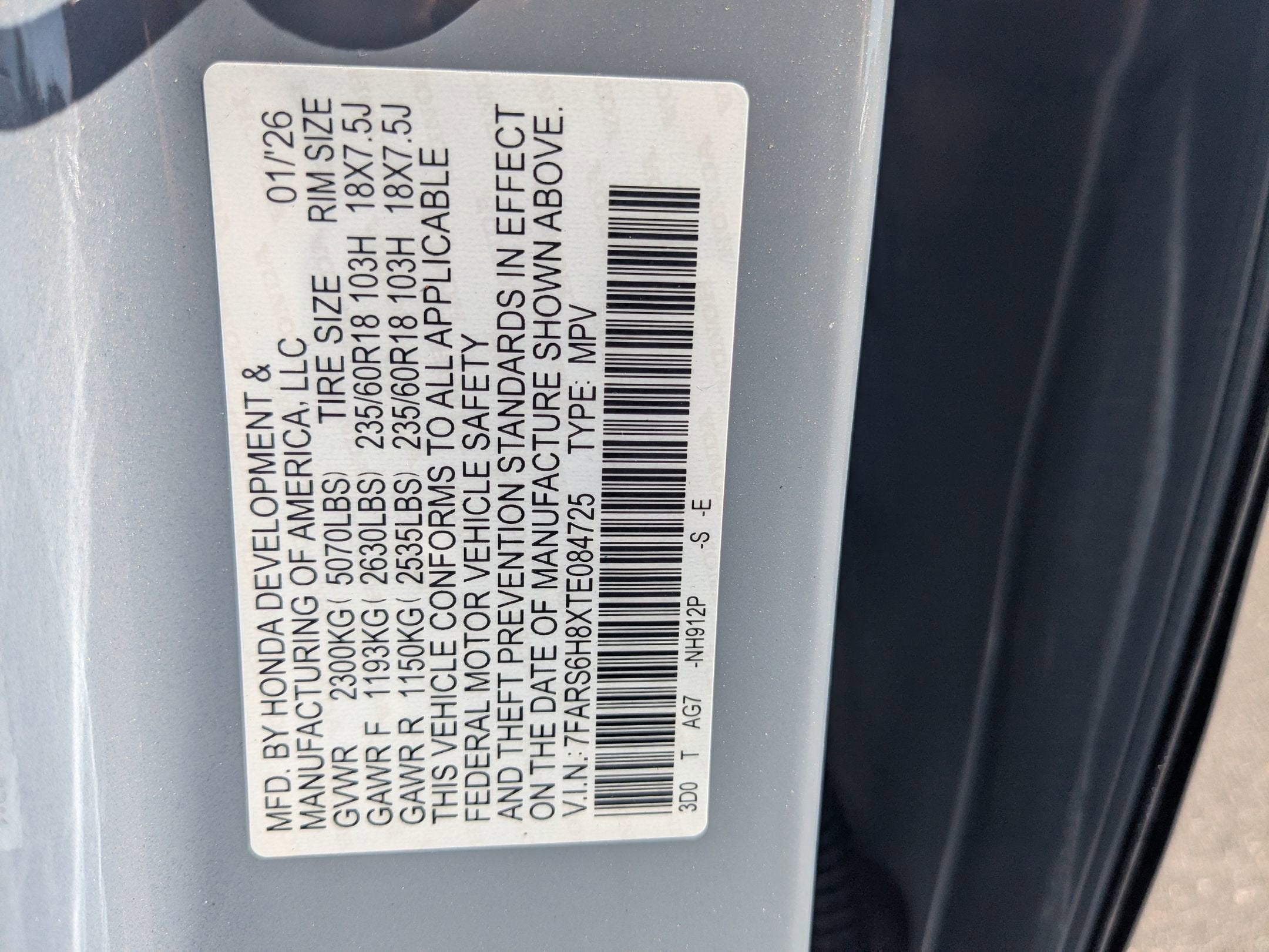 2026 Honda CR-V Hybrid Sport-L