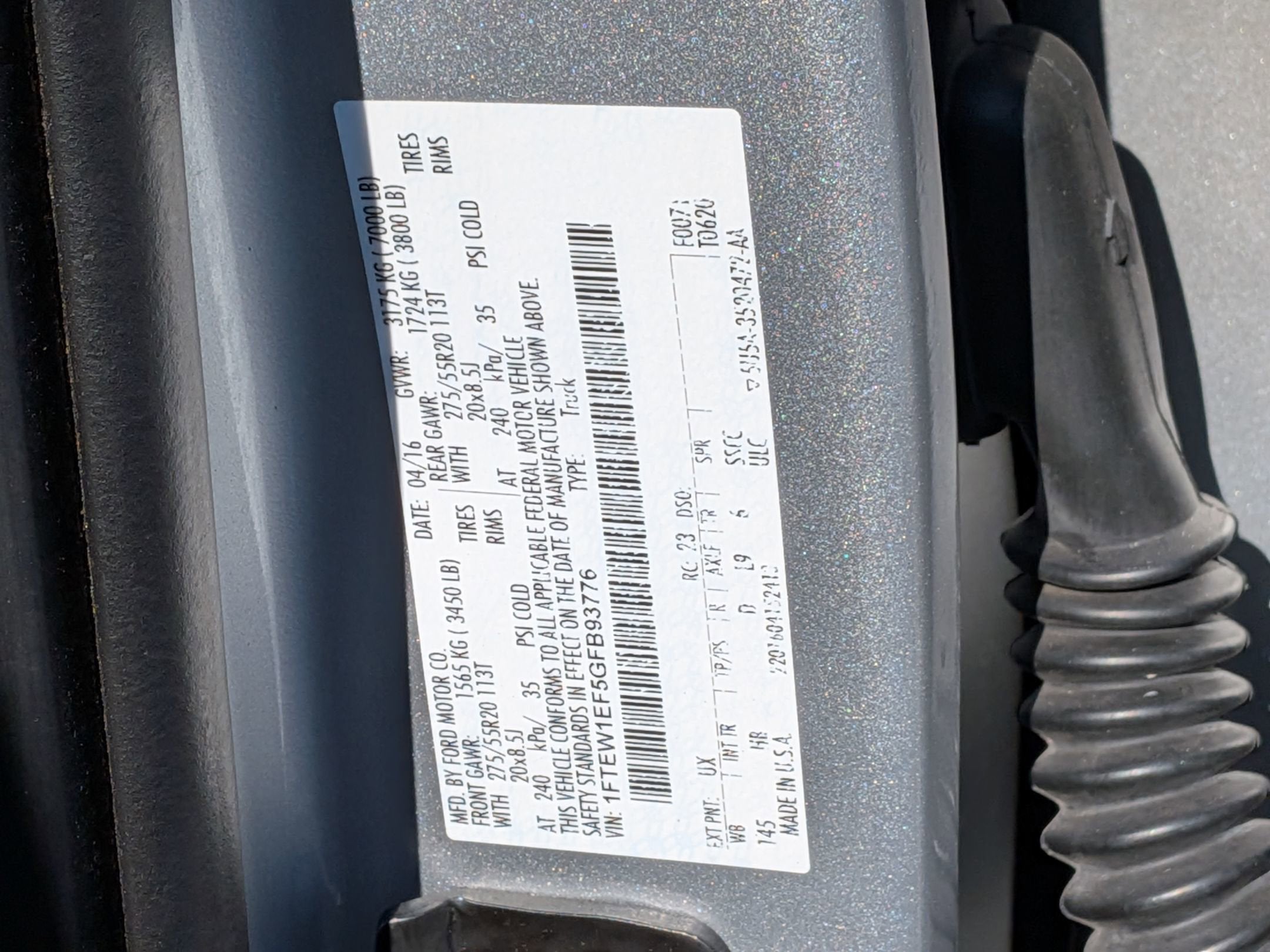 2016 Ford F-150 Lariat