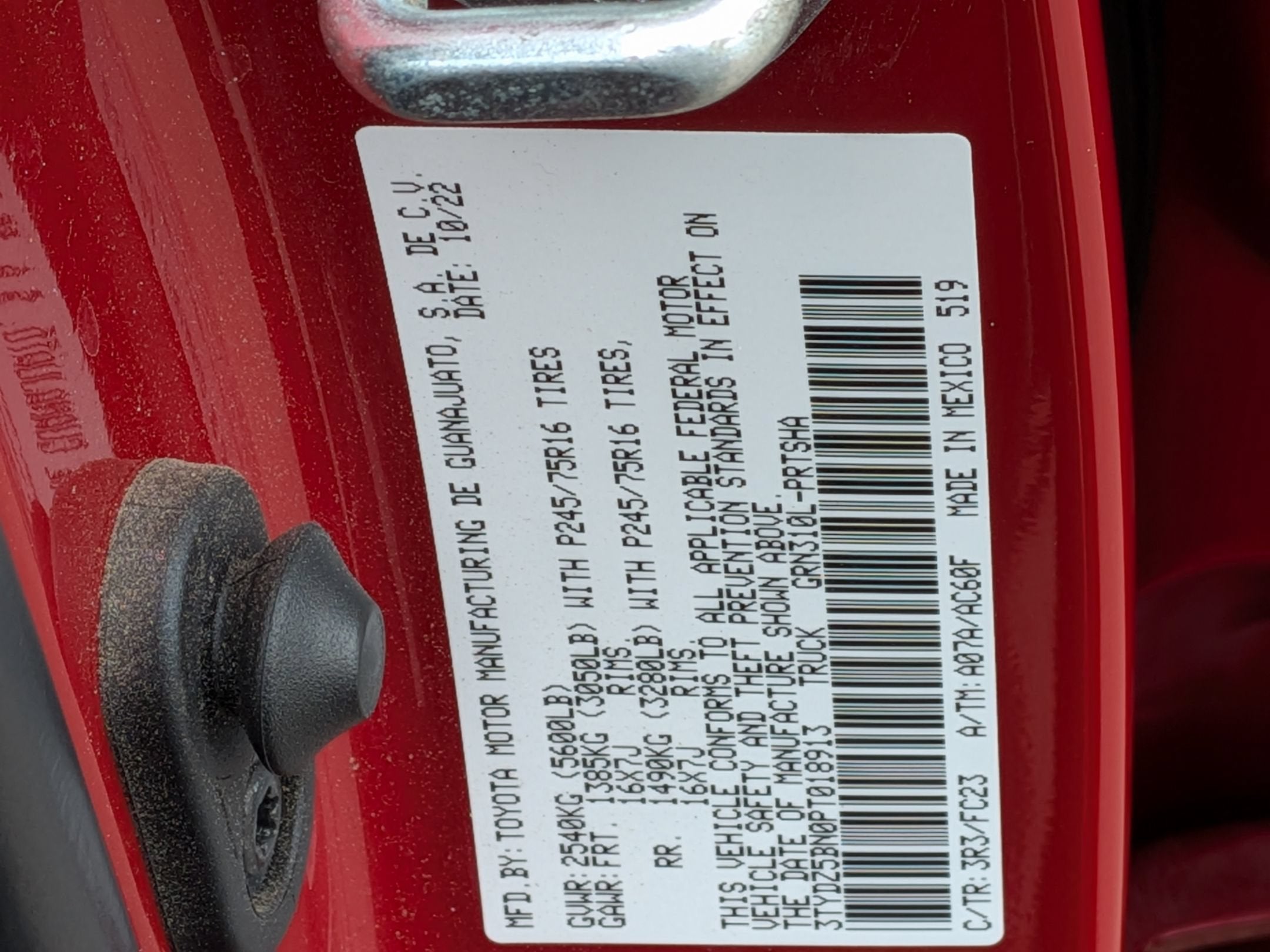 2023 Toyota Tacoma 4WD SR5