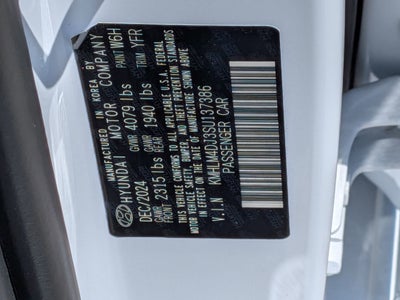 2025 Hyundai Elantra Hybrid Blue