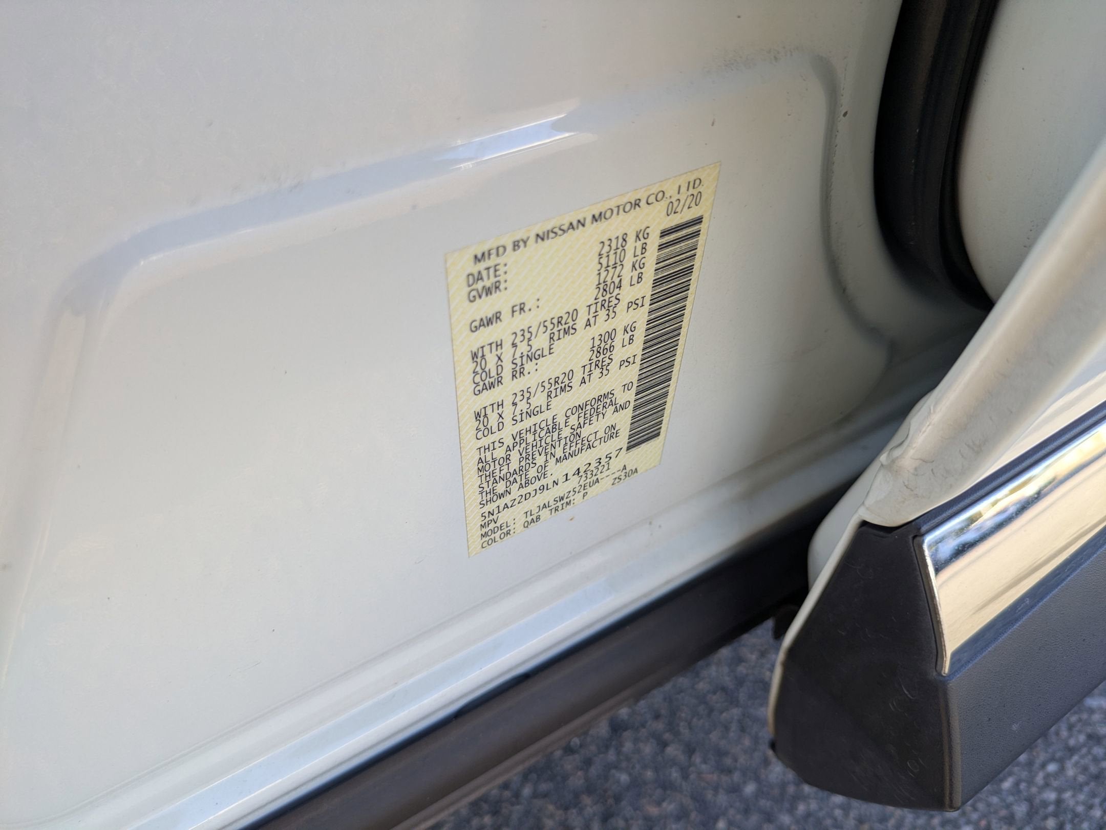 2020 Nissan Murano Platinum