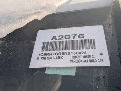 2022 RAM 1500 Classic Warlock