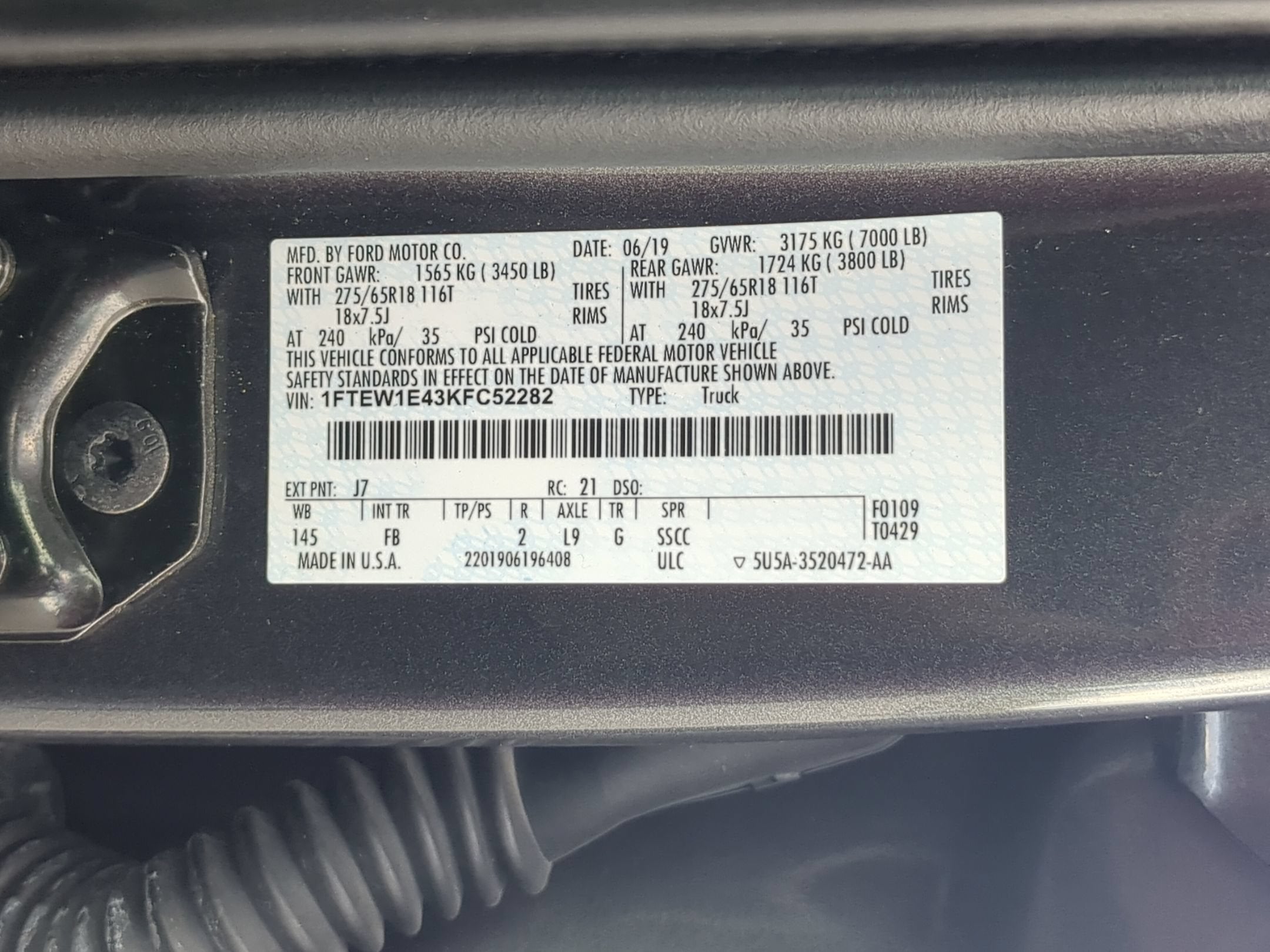 2019 Ford F-150 XLT