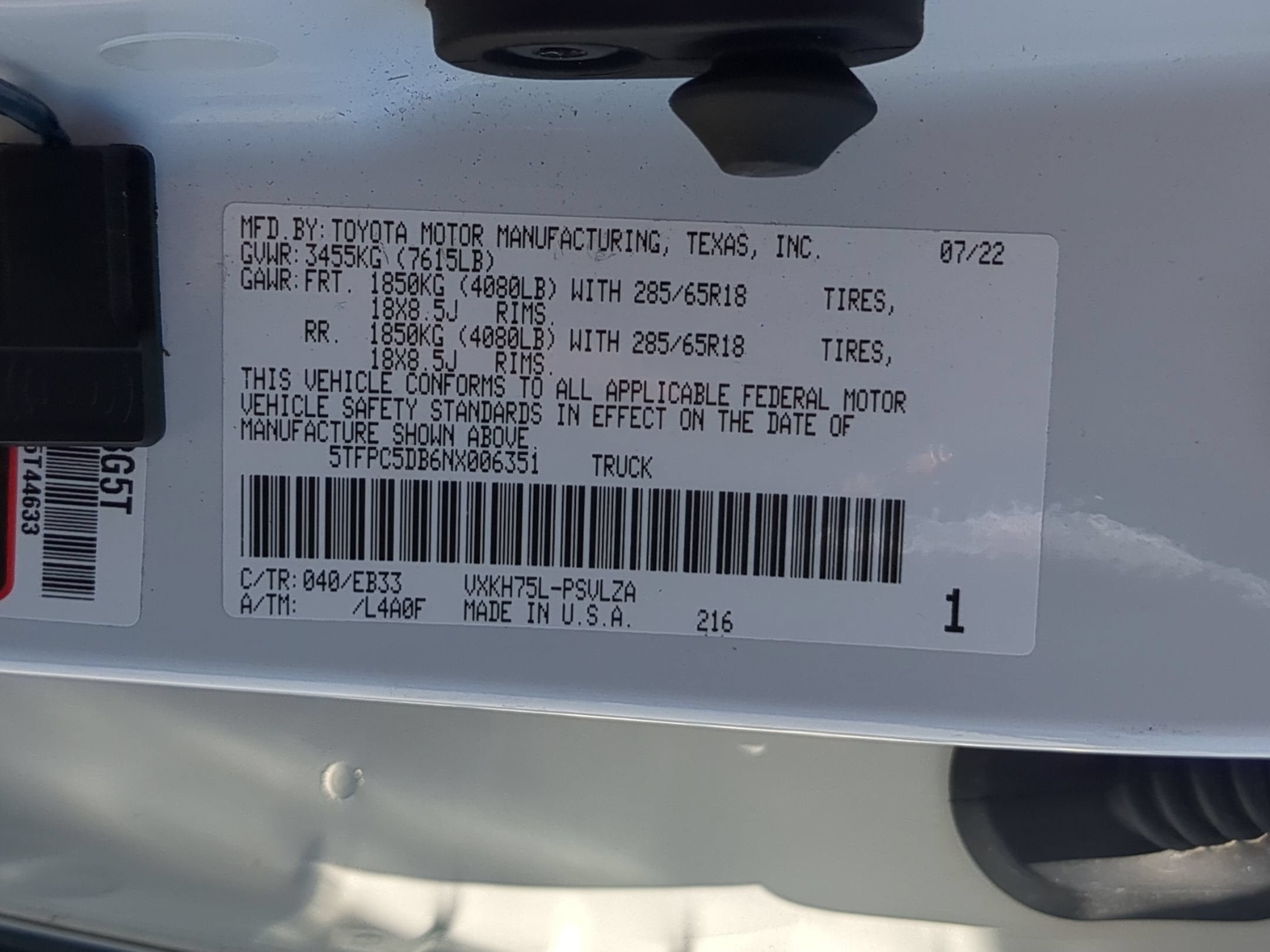 2022 Toyota Tundra 4WD TRD Pro Hybrid