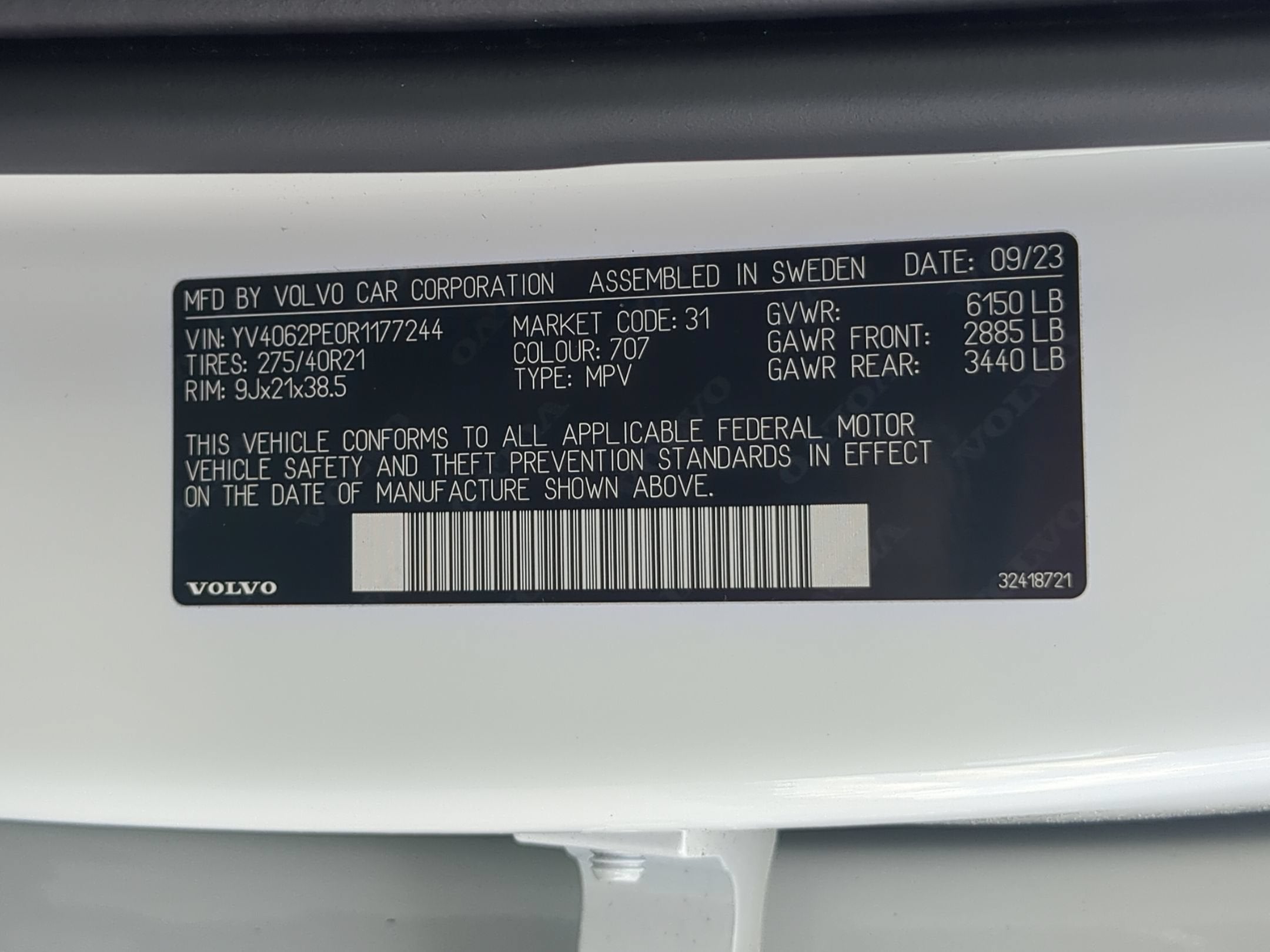 2024 Volvo XC90 Plus Bright Theme