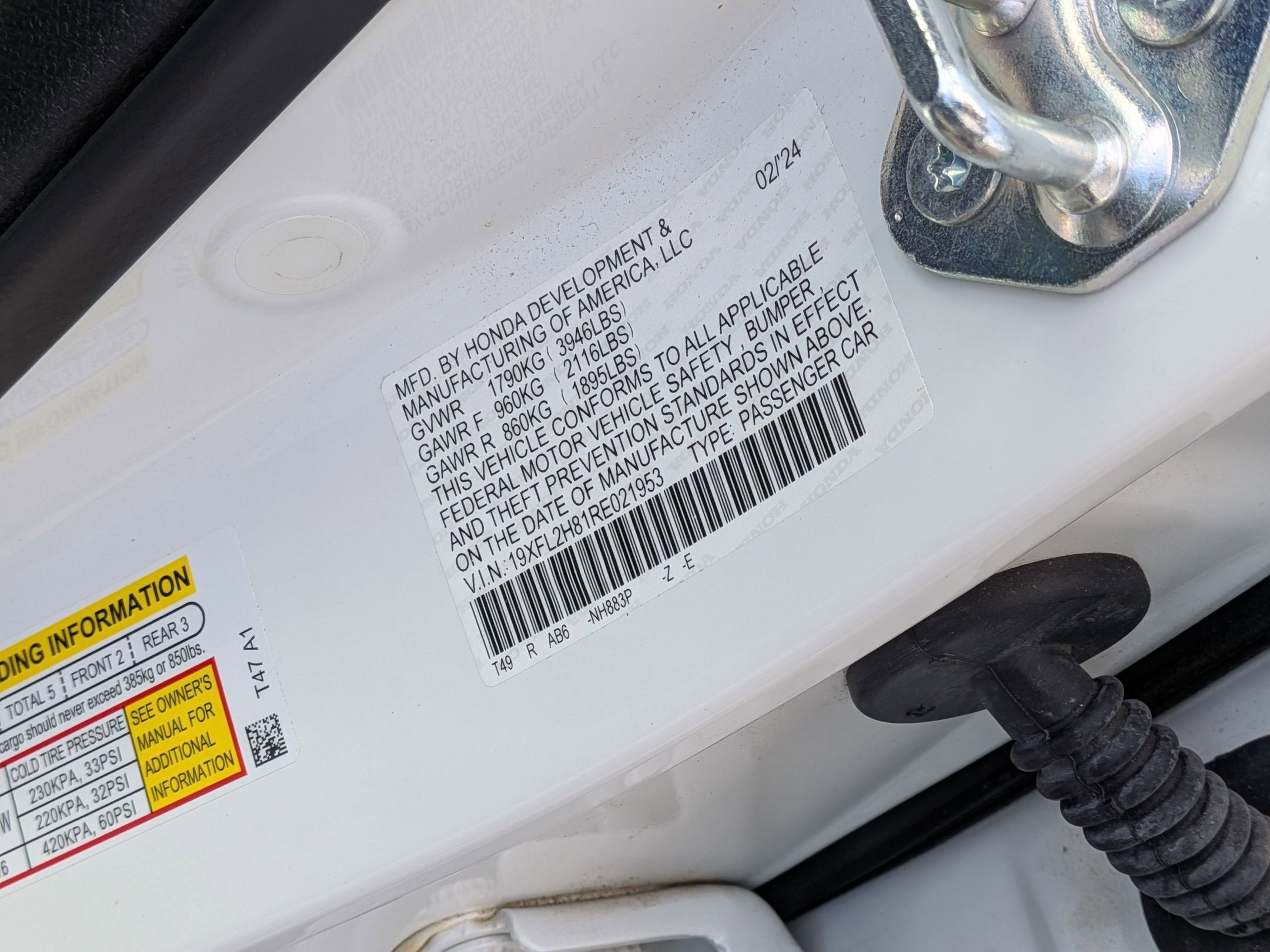 2024 Honda Civic Hatchback Sport