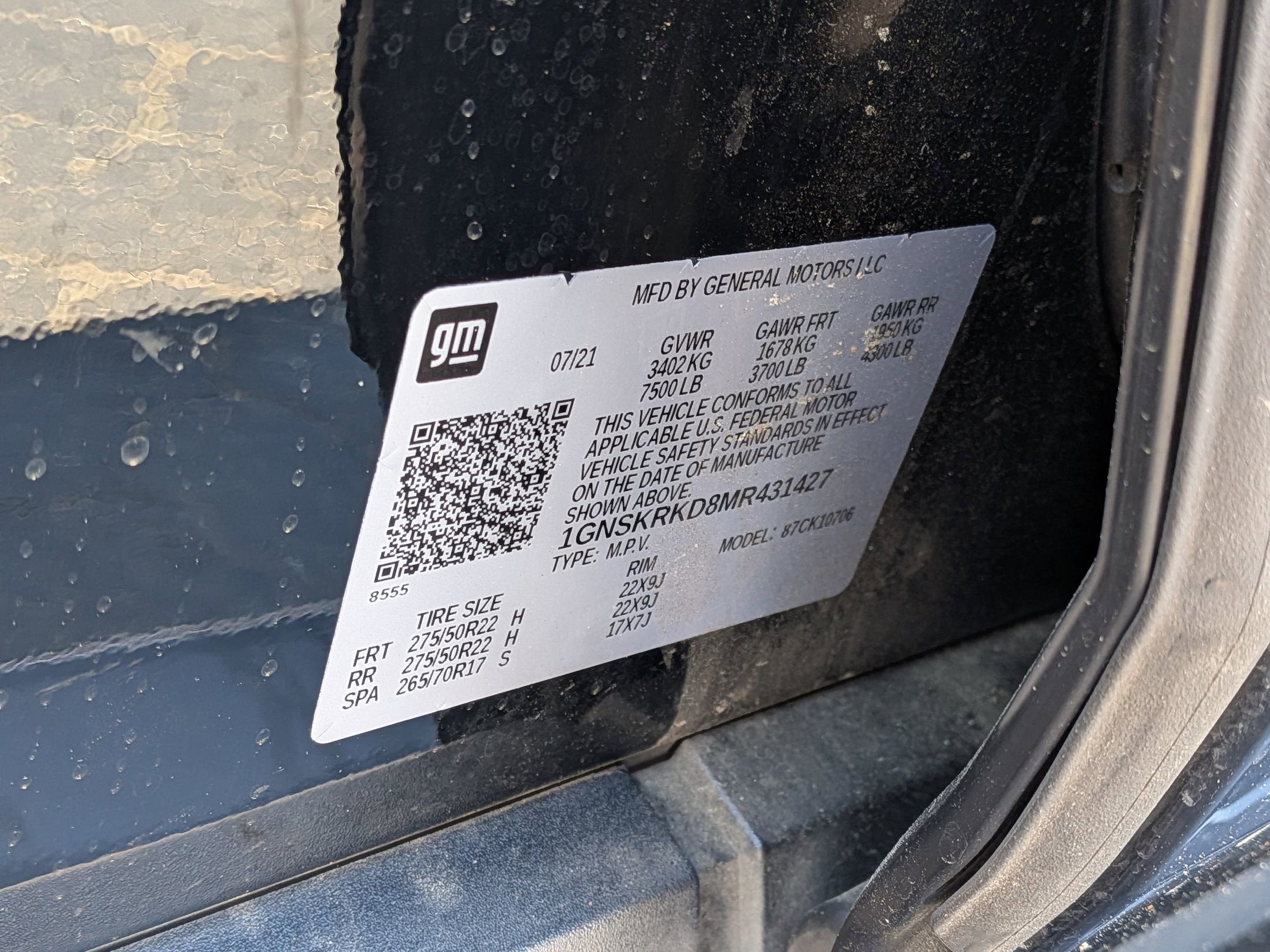 2021 Chevrolet Tahoe RST