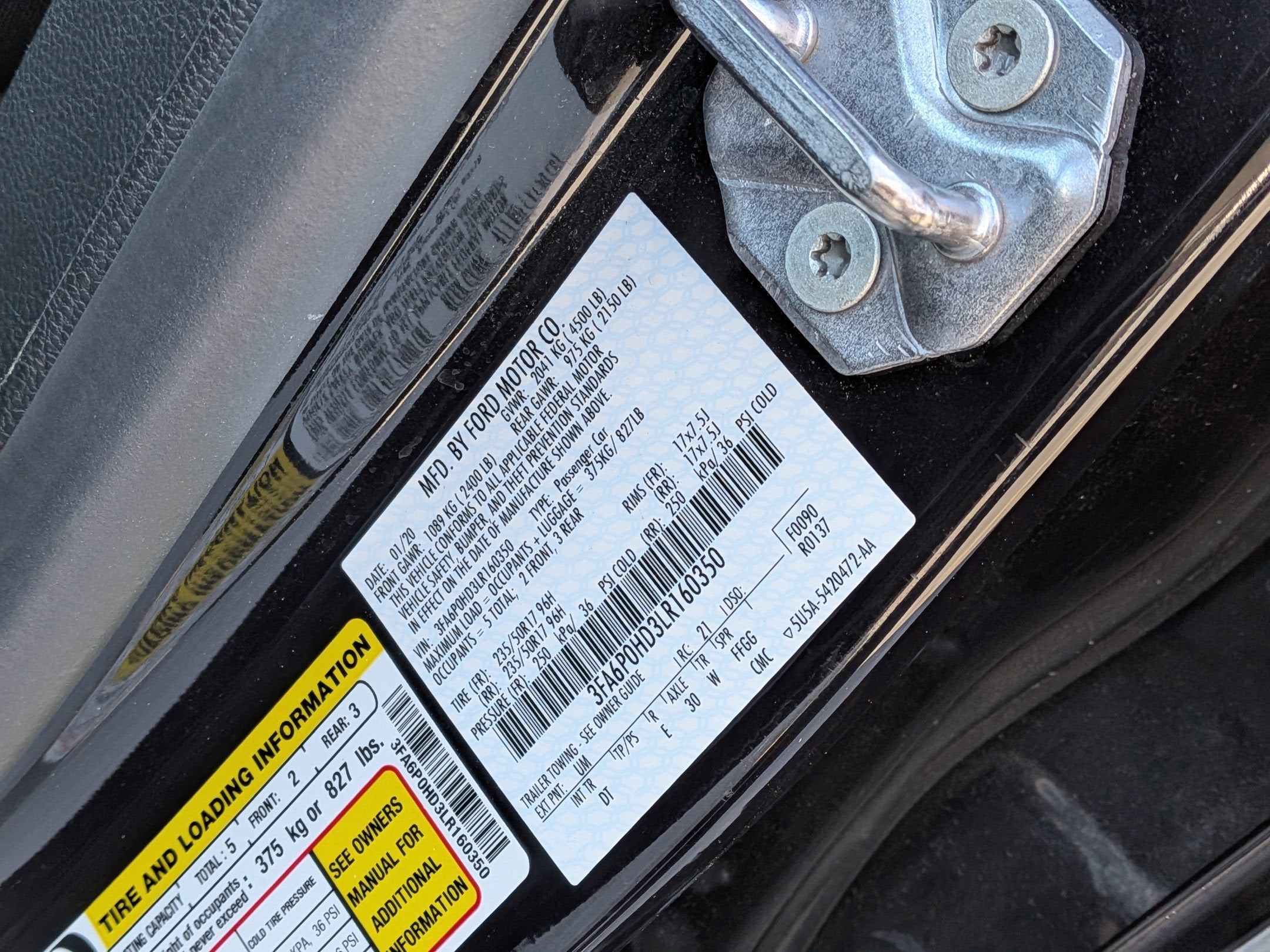 2020 Ford Fusion SE
