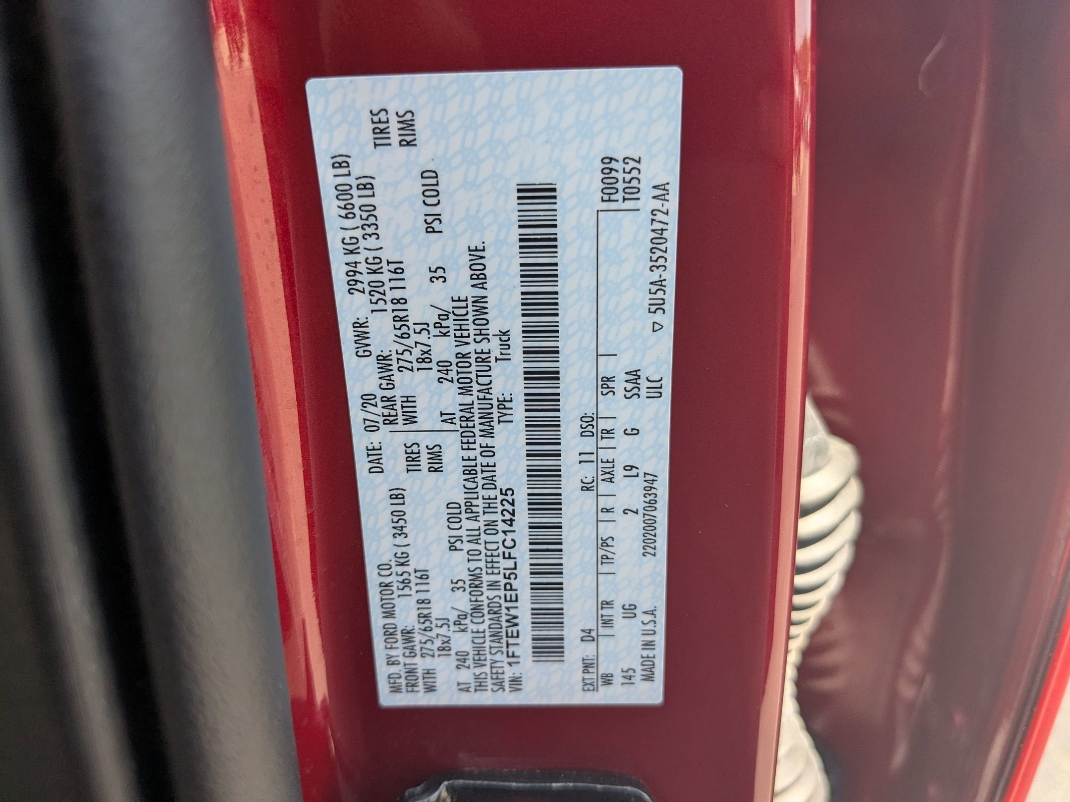 2020 Ford F-150 XLT