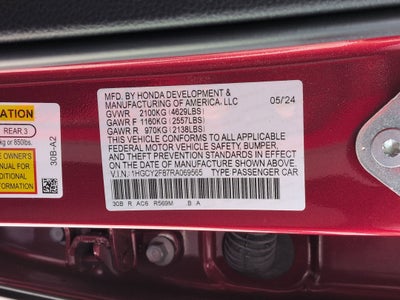 2024 Honda Accord Hybrid Touring