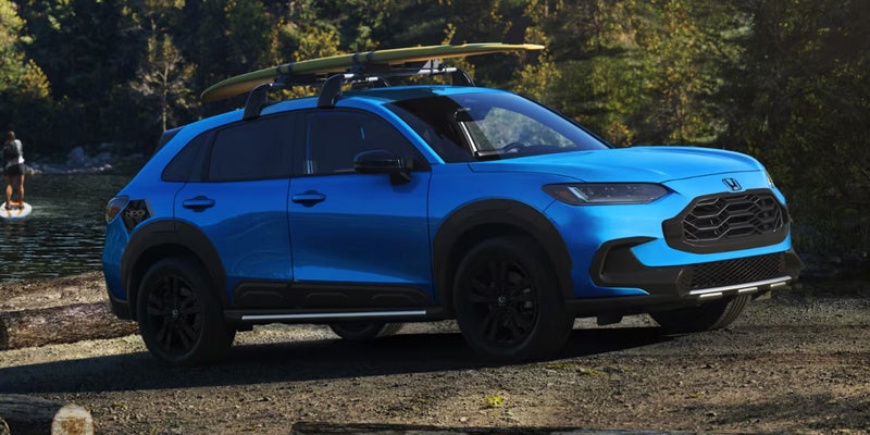 Blue Honda HR-V
