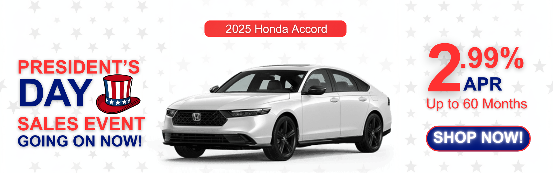 President's Day Sales Event 25 Honda Accord