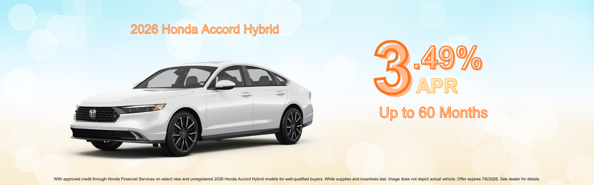 2026 Honda Accord Hybrid APR