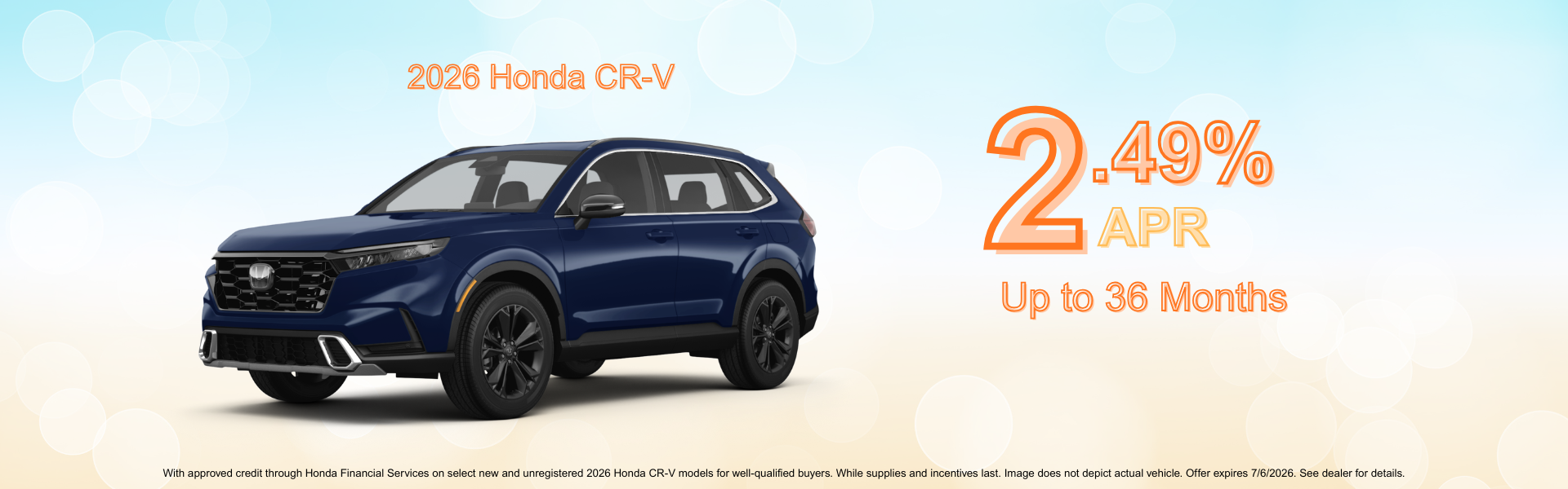 2026 Honda CR-V APR