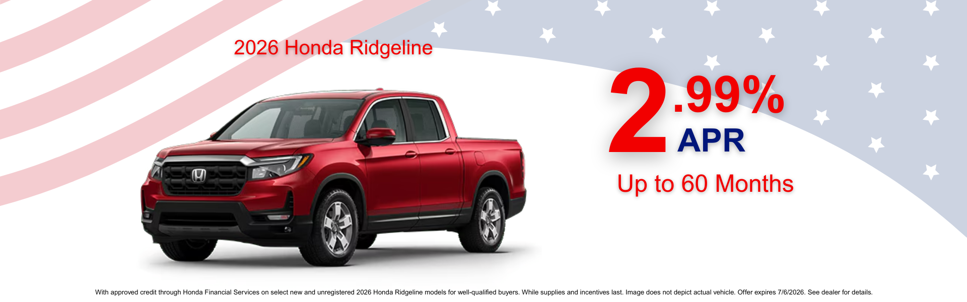 2026 Honda Ridgeline APR