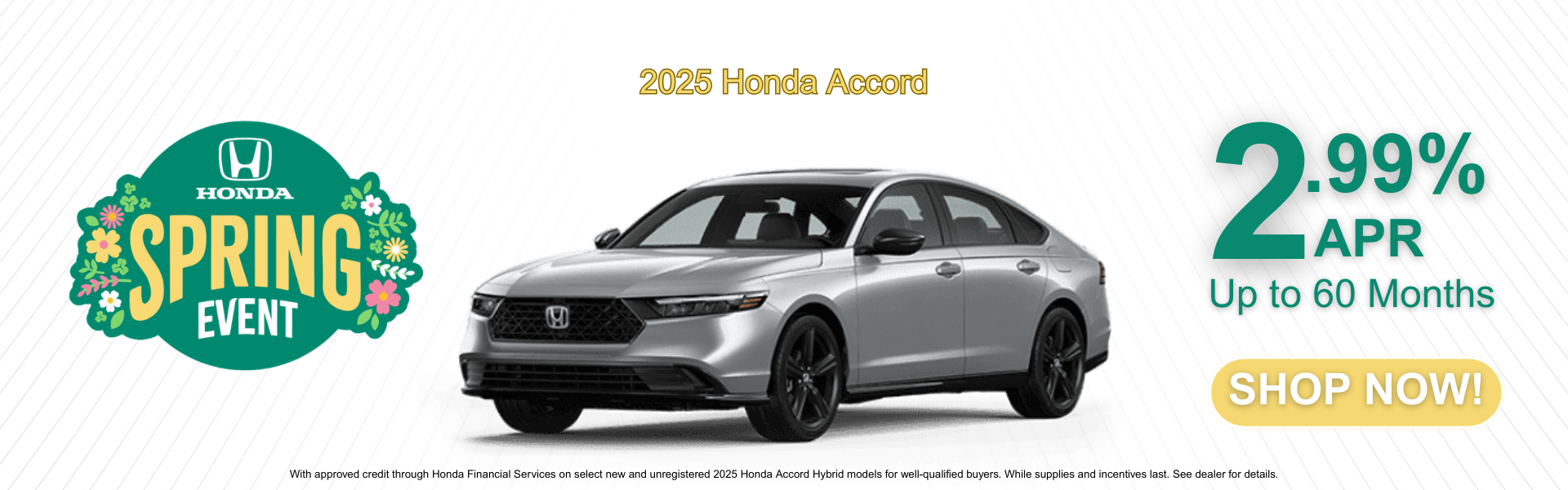 President's Day Sales Event 25 Honda Accord