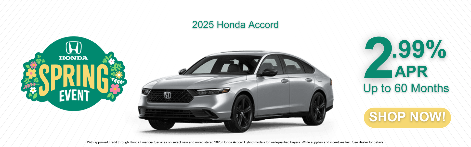 President's Day Sales Event 25 Honda Accord